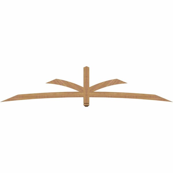 Ekena Millwork Davenport Timber Gable Bracket, Western Red Cedar, 108"W x 22"H x 3 1/2"D x 3 1/2"F, 5/12 Pitch GBW108X22X0404DAV00SWR - main